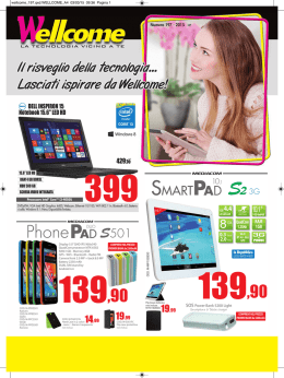 Volantino Offerte Wellcome Marzo 2015