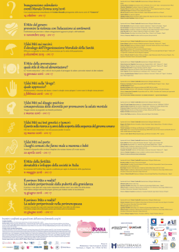 Scarica la locandina - Clinica Mediterranea