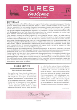 Page 1 IV .aprile llll I Parr&ucirc;cchia SANTI