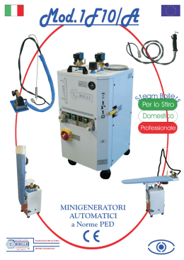 scheda tecnica Mod.1F10