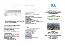 11-12 febbraio 2015 - Istituto per la Sicurezza Sociale di San Marino