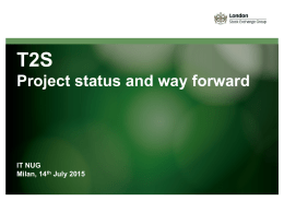 PT-TUG_13.09.2013_CAoF - T2S Project status and way forward