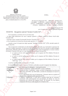 Allegato ricognizione saf
