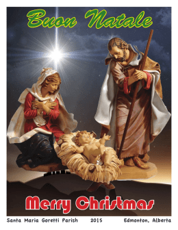 Merry Christmas - Santa Maria Goretti Parish