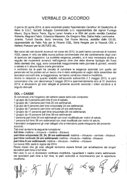 Accordo 22/04/2014 n. 01 - UILTuCS Bologna ed Emilia Romagna