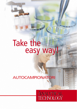 Autocampionatori 10-1 - Analytical Technology