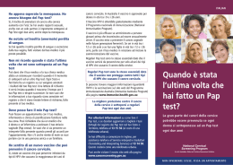 When did you last have a Pap smear? - Italian