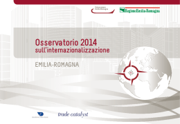 Osservatorio 2014 - Unioncamere Emilia-Romagna