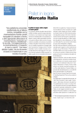 Pallet in legno - Mercato Italia
