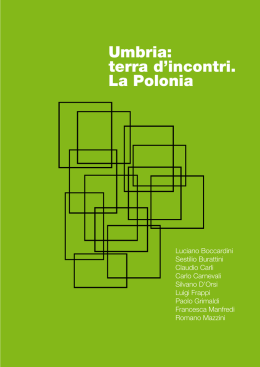 Umbria: terra d`incontri. La Polonia