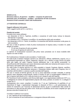 Modello UL - Camera di commercio di Torino