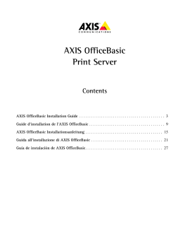 AXIS OfficeBasic Print Server