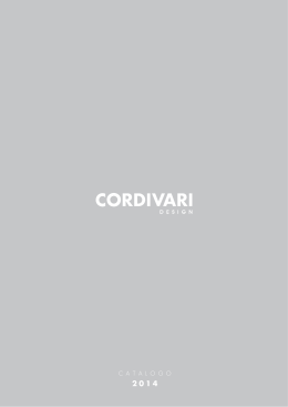 Catalogo Generale - Cordivari Design
