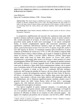 Luca MORLINO Opera del Vocabolario Italiano, CNR &ndash; Firenze (Italia)