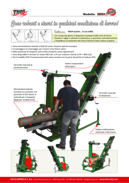 Scarica il catalogo in formato Pdf - Thor