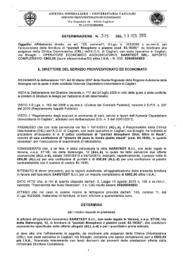 Determinazione n. 515 del 13.11.2013