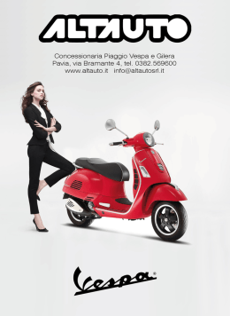 Concessionaria Piaggio Vespa e Gilera Pavia, via Bramante 4, tel