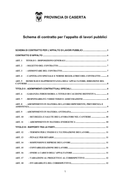 capitolato ITC Gallo per ricavo aule IPSART- Aversa