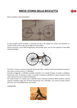 breve storia della bicicletta