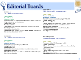 Editorial Boards