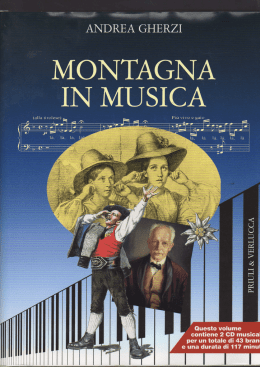 Montagna e Musica- volume con 2 CD musicali