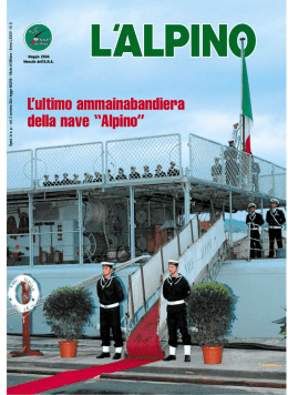 L`ultimo ammainabandiera della nave &ldquo;Alpino&rdquo;