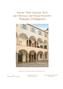 Palazzo Chiapponi - Soprintendenza Belle Arti e Paesaggio per le