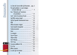 La Carta dei Servizi della Cgil Nazionale ....pag. 6 Per quali