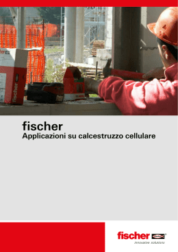 Catalogo Fischer per calcestruzzo cellulare