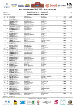Volterraio - RALLY ELBA STORICO
