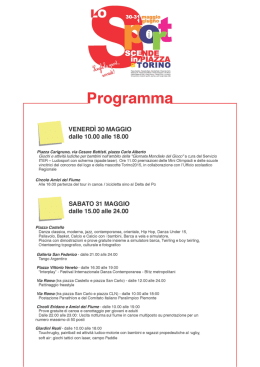 programma completo della manifestazione