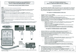 descrizione funzionale del dispositivo duplicatore di radiocomandi