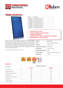 Schede tecnica CSP2521A