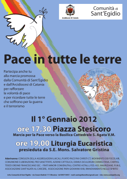 Il 1° Gennaio 2012 ore 17,30 Piazza Stesicoro