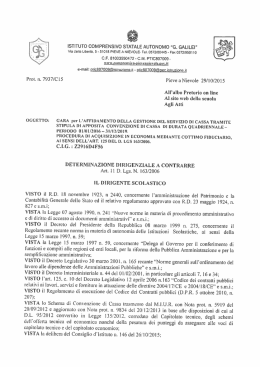 Prot. n. 7937/C15 Pieve a Nievole 29/10/2015