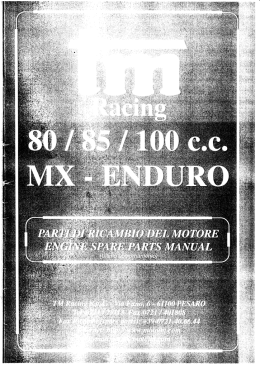 Motore (Engine) &ndash; 2T 80/85cc