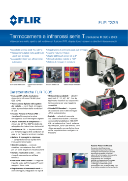 Termocamera a infrarossi serie T(risoluzione IR 320 x 240)