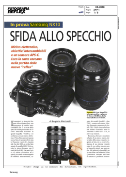 In prova Samsung NX1O