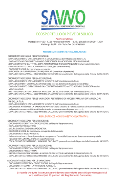 ECOSPORTELLO DI PIEVE DI SOLIGO