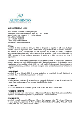 Aurobindo Pharma (Italia) Srl