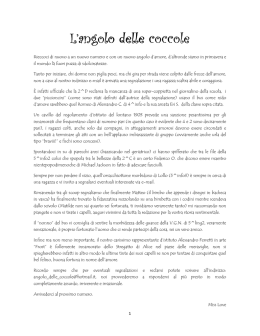 L`angolo delle coccole