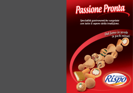 Specialit&agrave; gastronomiche surgelate con tutto il sapore della