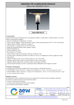MG 38: Materiale Illuminazione Pubblica