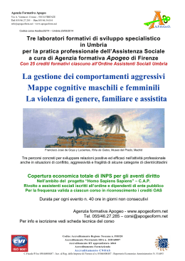 Brochure OAS Umbria 2014_3 - Ordine Assistenti Sociali Umbria