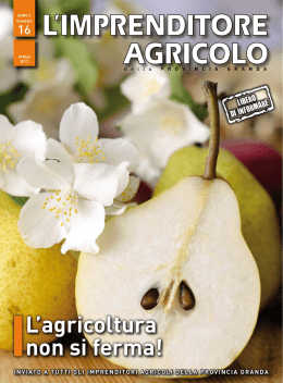 L`agricoltura non si ferma!
