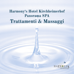 Trattamenti & Massaggi - Harmonys Bad Kleinkirchheim