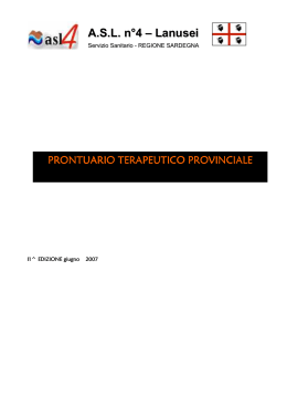 Prontuario Terapeutico Provinciale [file]