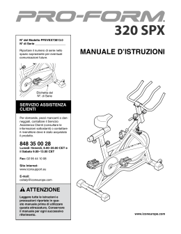 MANUALE D`ISTRUZIONI