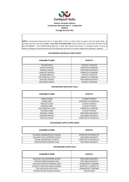 marche - Confsport Italia