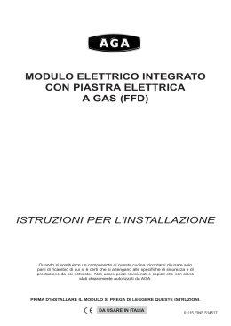 istruzioni per l`installazione modulo elettrico integrato con